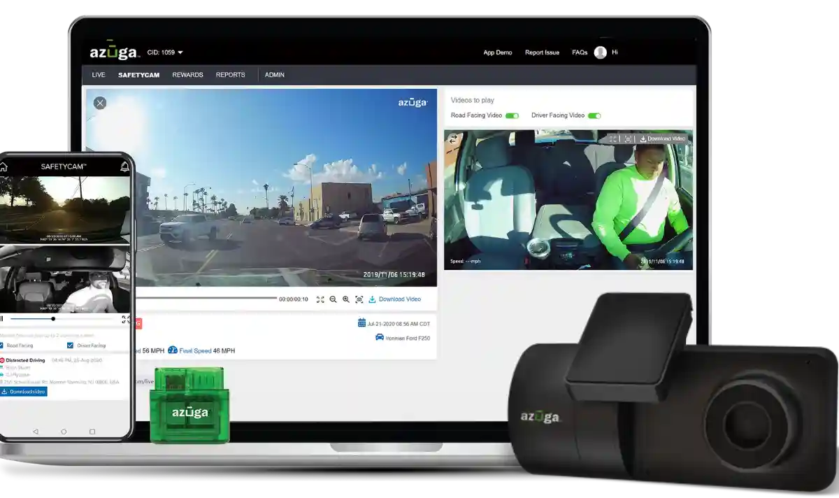Azuga fleet gps system