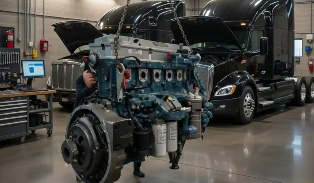 semi truck engine rebuilt cost